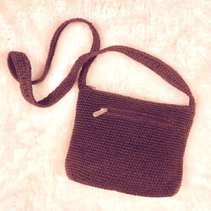 The SAK 9” x 7-1/2” Crochet Crossbody Purse.